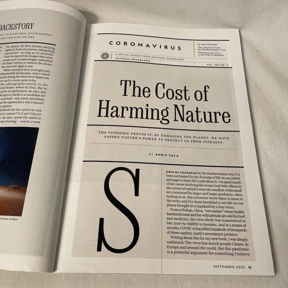 National Geographic September 2020 Meet The Robots Great Lakes'Ice Loss Ostriche - Picture 6 of 11